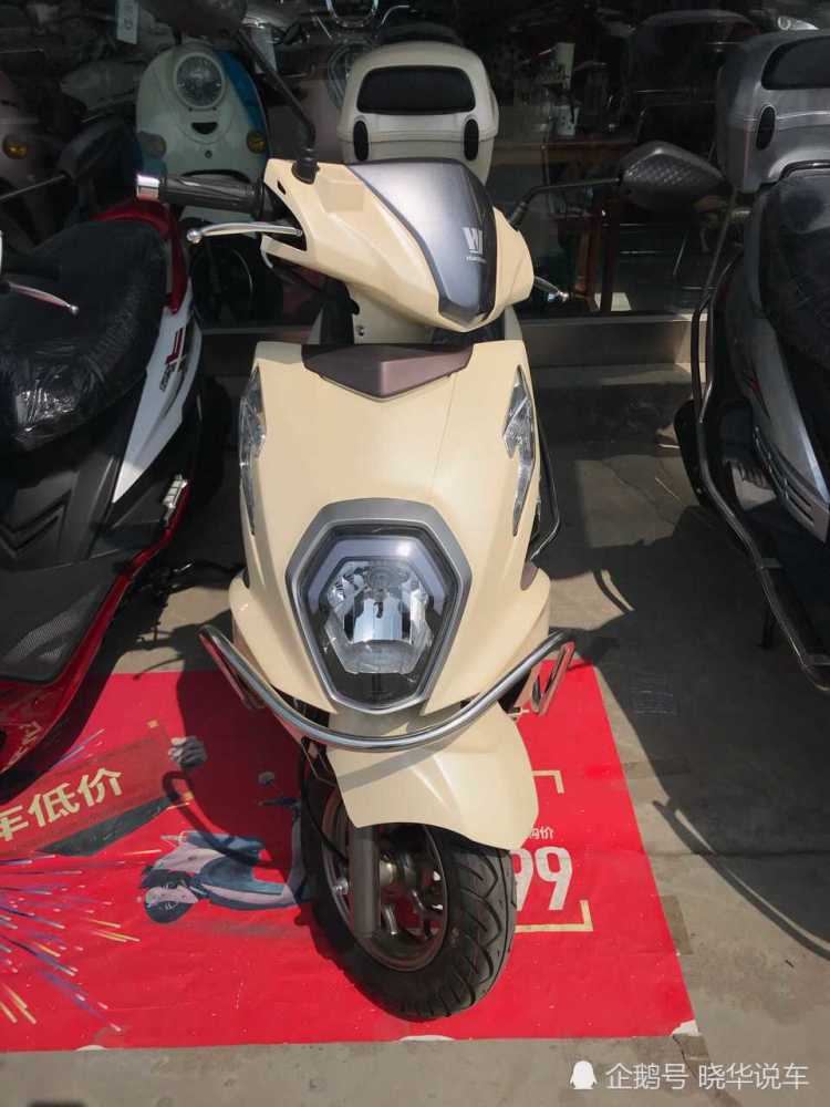 豪爵ve125踏板车续航200公里,配侧置单减,但这三个地方有待升级!