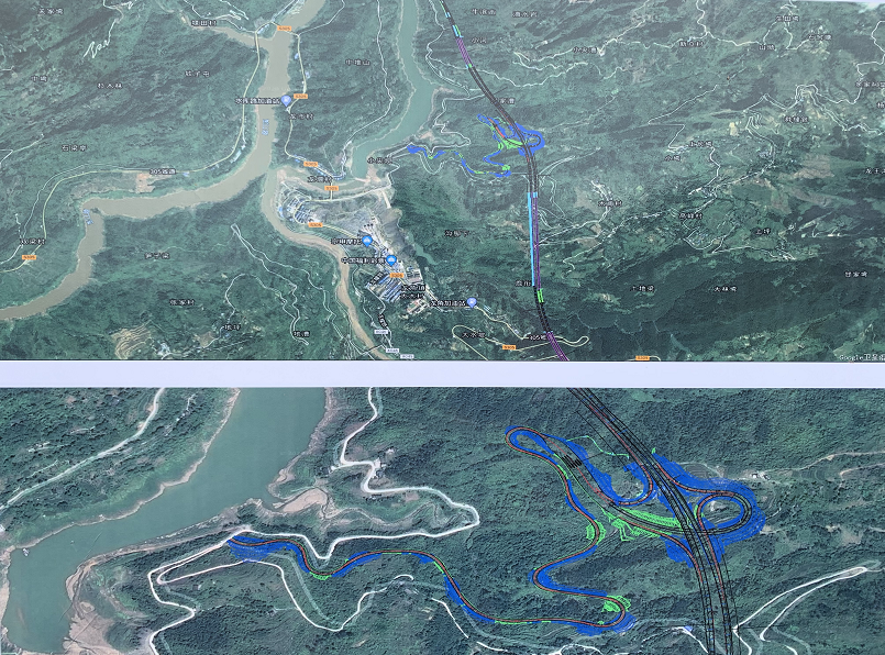 云阳县江龙高速线路图图片