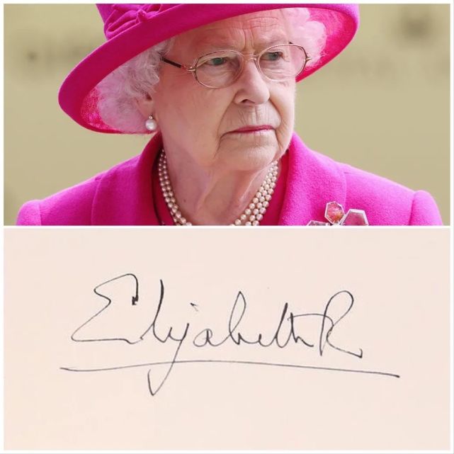 英国王室成员签名什么样儿?从曲线草书到完整工整的都有