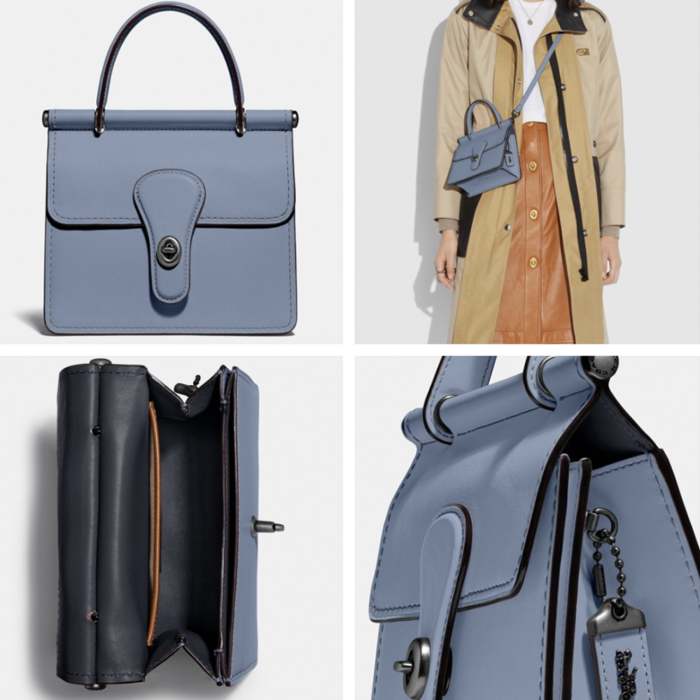 coach更新willis18手拎包小巧尺寸春夏新配色