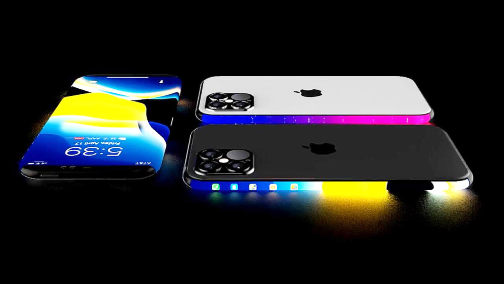 iphone12pro概念图:额头与下巴重新设计 环绕屏则更豪横