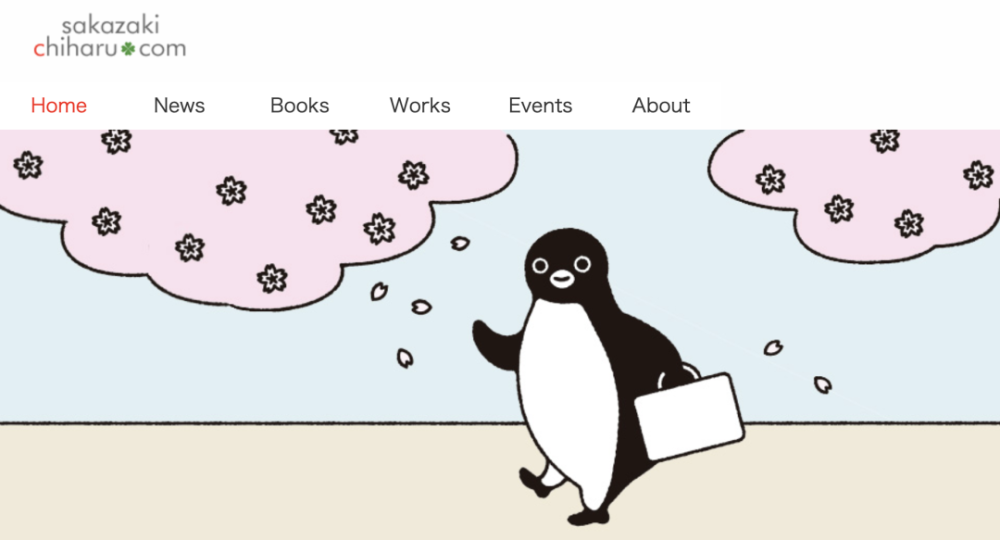 你就能逮到一只漫步在春天樱花下的小企鹅:拿着suica卡的小企鹅众所