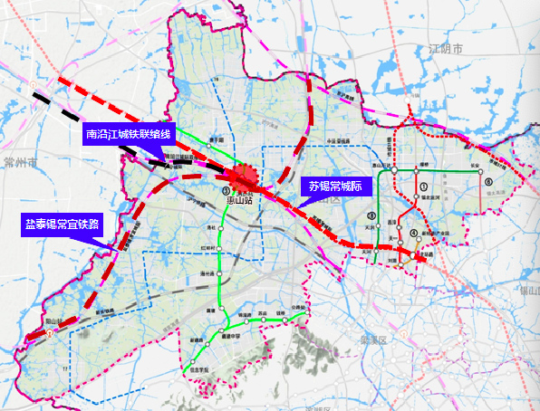 s2線錫宜市郊鐵路s2線為2016-2020年計劃開工項目,起於寧杭客專宜興站