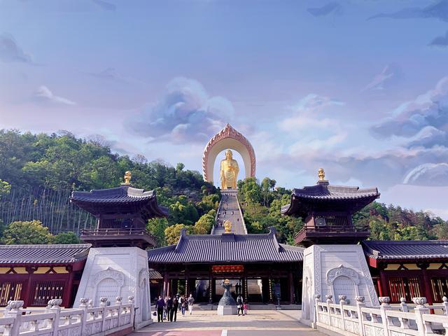 九江東林大佛寺淨土宗的發祥地,人間少有的淨土,不說了看圖吧