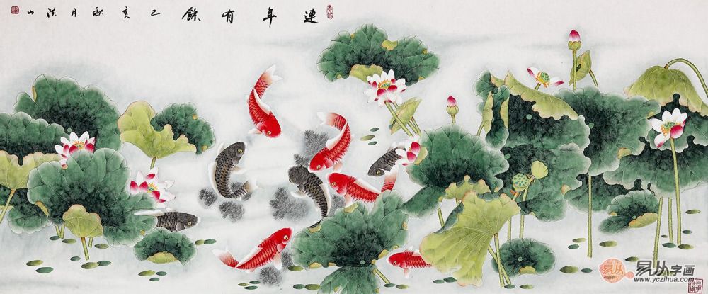 花鸟画|充满祥和气息的画作—张洪山工笔花鸟画作赏析