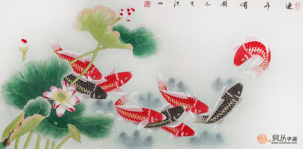 花鸟画|充满祥和气息的画作—张洪山工笔花鸟画作赏析