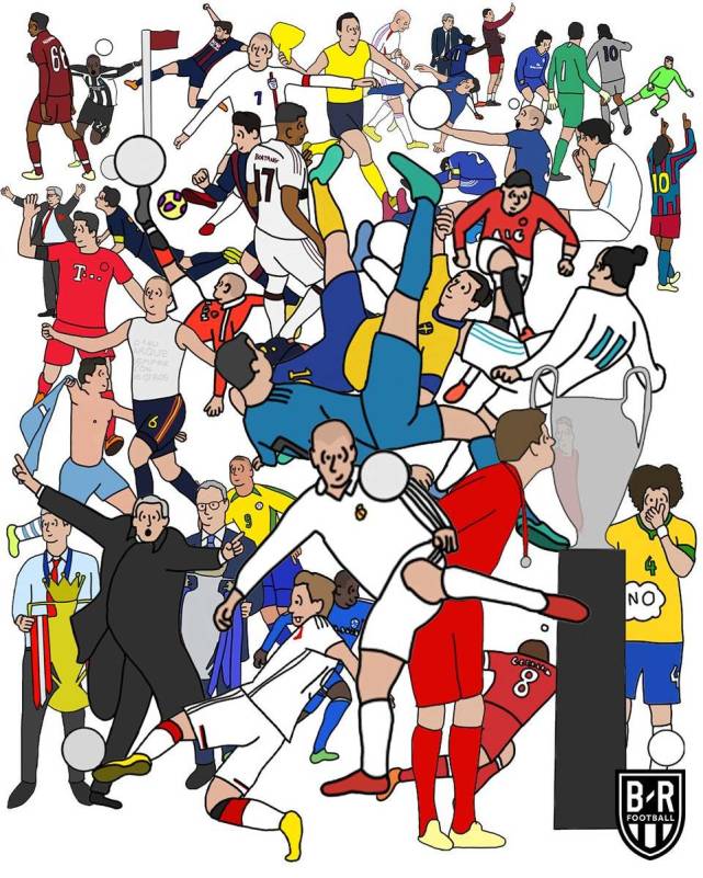 一张图回顾足坛名场面 32个故事全是梗能认出来的才是大神 体育 腾讯网