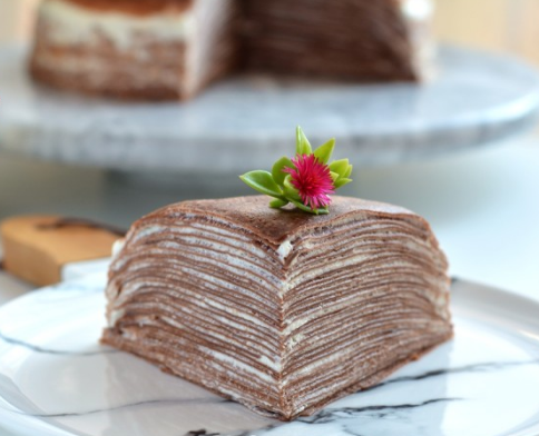 简单不失大方的可可千层蛋糕,没有烤箱也能做!