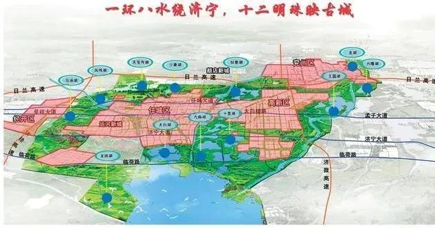 济宁市地图高新区图片