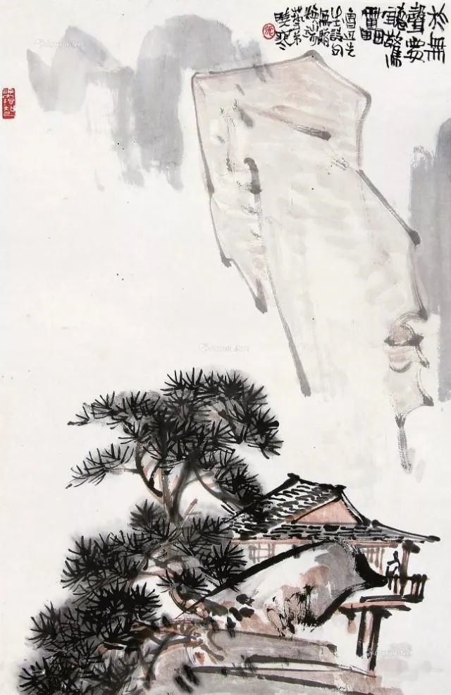 这组极简山水尽得天趣