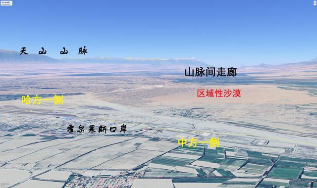 我國四個陸地口岸地勢圖滿洲里霍爾果斯友誼關和阿拉山口