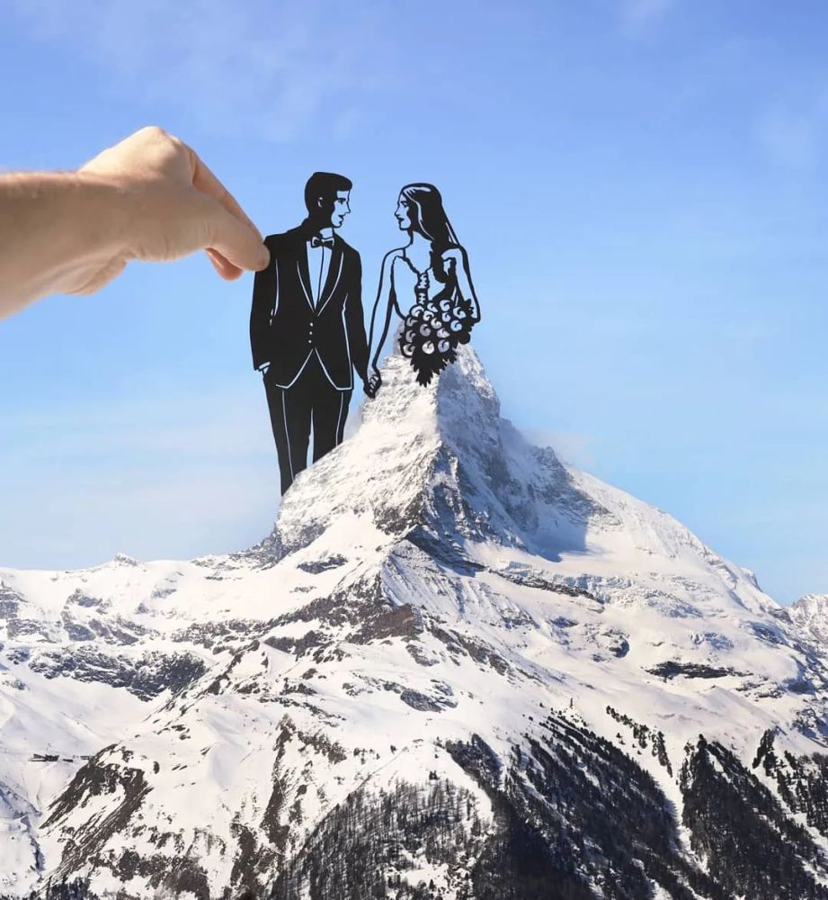 无限创意的摄影剪纸