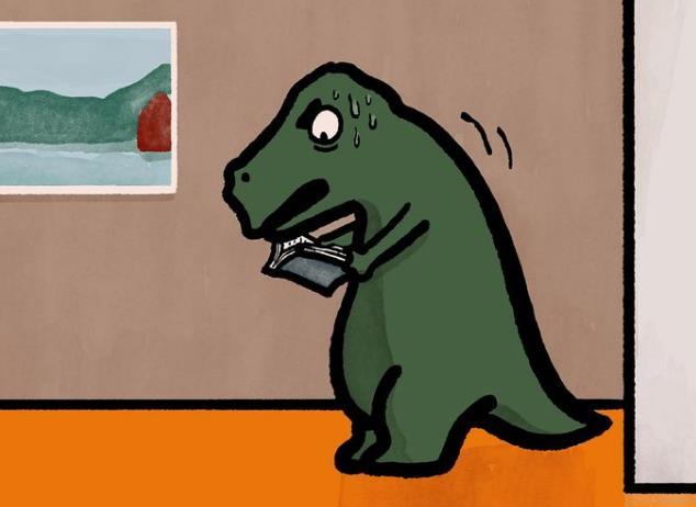 爆笑一刻:小恐龙看书累得脖子疼,看到三角龙也在读书瞬间有了好主意