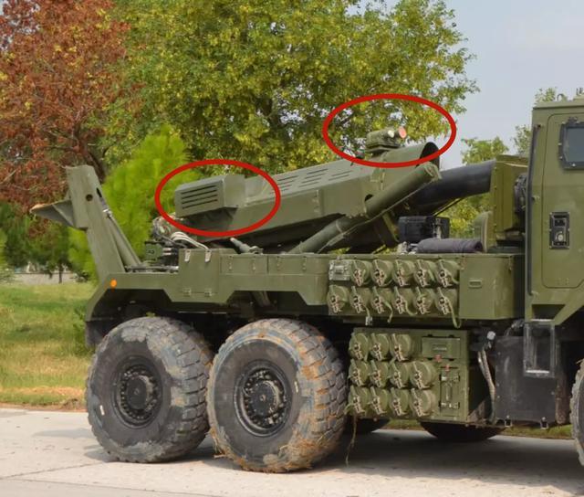 打了就跑数据链智能化国产外贸型sh15型155卡车炮