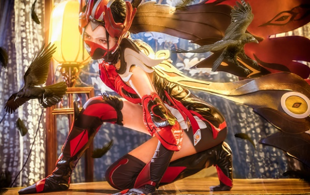 御姐cos芈月半身照够美了蹲下那一刻网友千万别起来