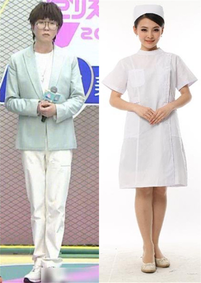 鹿晗的站姿,黄子韬的站姿,宋茜的站姿,看到毛不易:果然是护士出身!