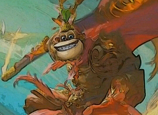 张大仙巅峰赛偶遇原皮猴子本以为是吉吉国王没想到是个猴王