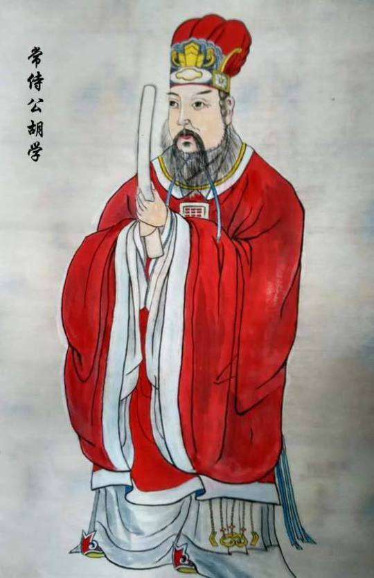 清华胡氏始迁祖胡学立志恢复唐室受封散骑常侍