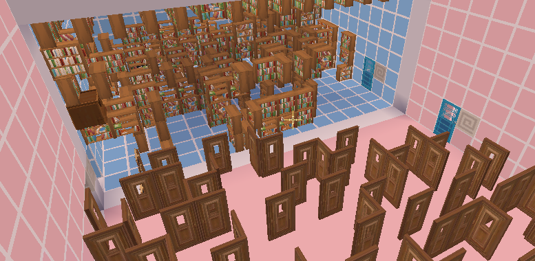 迷你世界拉上你的小伙伴一起进行双人解密游戏内容十分有趣