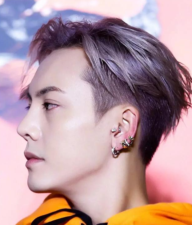 "带耳钉"最帅的男星,陈伟霆a级,蔡徐坤s级,王一博令人心疼