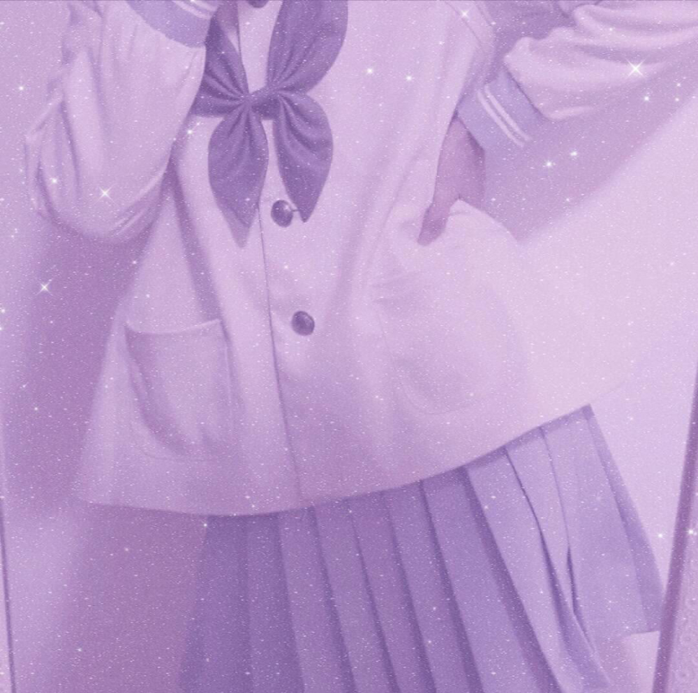 紫色系女生头像:也许就这样默默陪伴着,不经意间就是一辈子!