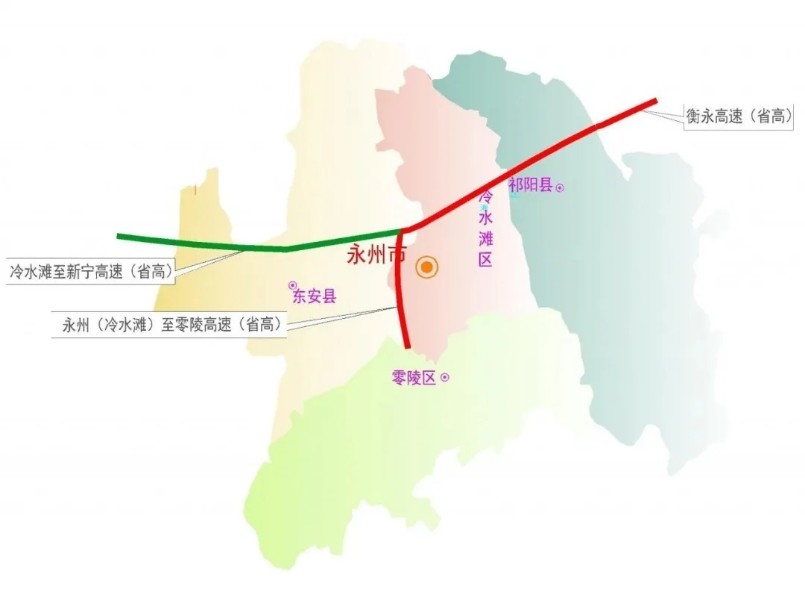 永州3條高速公路即將開工永清廣高鐵也有新消息