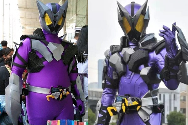 假面骑士零一大神自制骑士灭武装形态斗篷加三刀流霸气侧漏