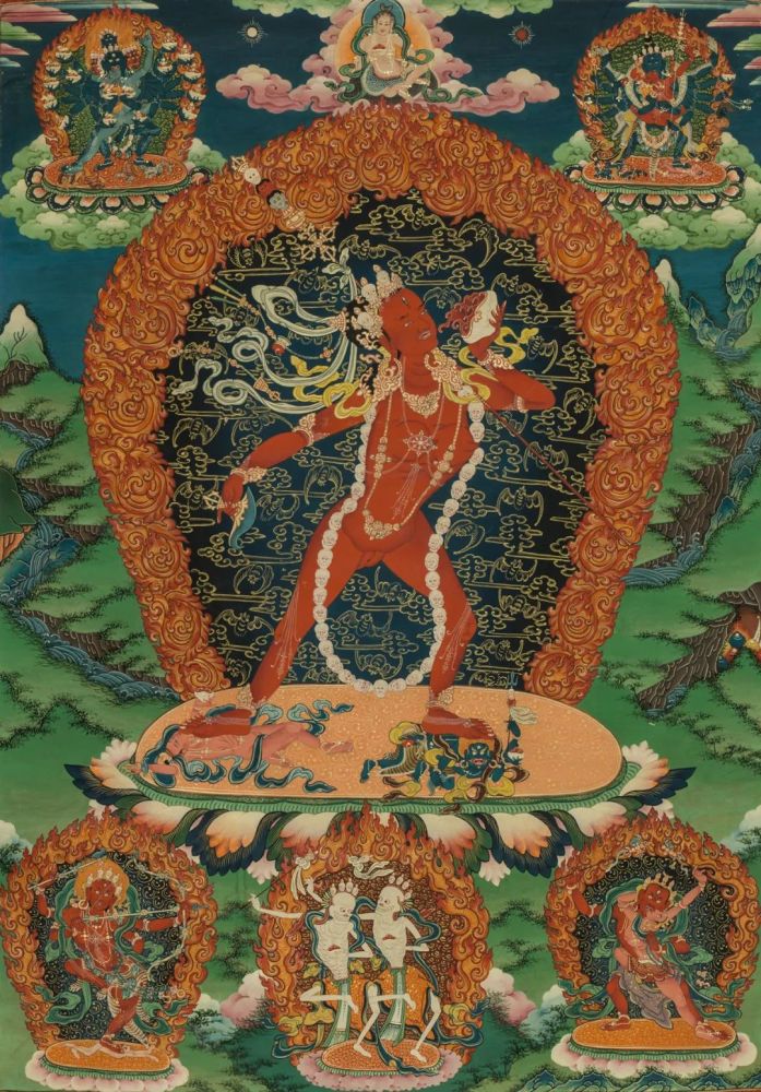 清华大学里的唐卡展