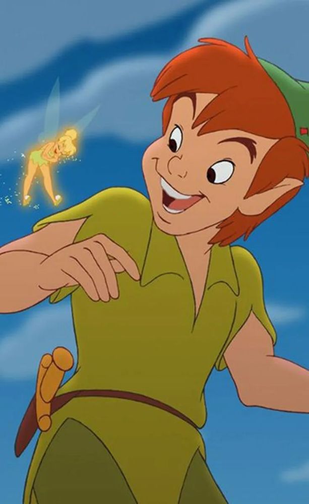 彼得·潘(peter pan)是一个永远也不会长大的男孩.