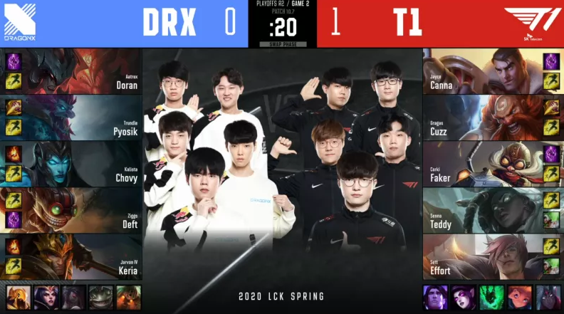 LCK春季赛：SKT碾压DRX，3-1赢得比赛，Deft被队友坑哭