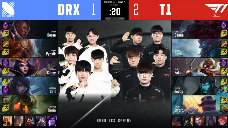 LCK春季赛：SKT碾压DRX，3-1赢得比赛，Deft被队友坑哭