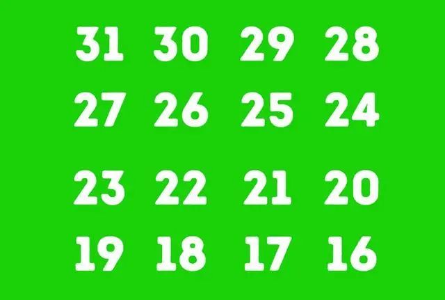 心理测试从1到30选一个数字测出你内心想的这个数字是什么