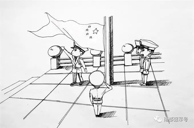 这位火箭兵哥,用画笔记下当兵的日子
