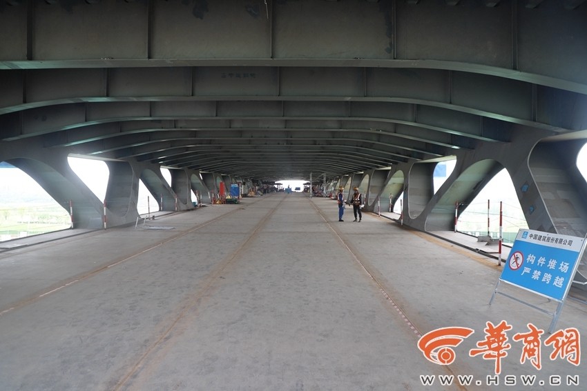 陕西首座变高双层桥明年通车将成灞河上最美的景观桥 腾讯新闻