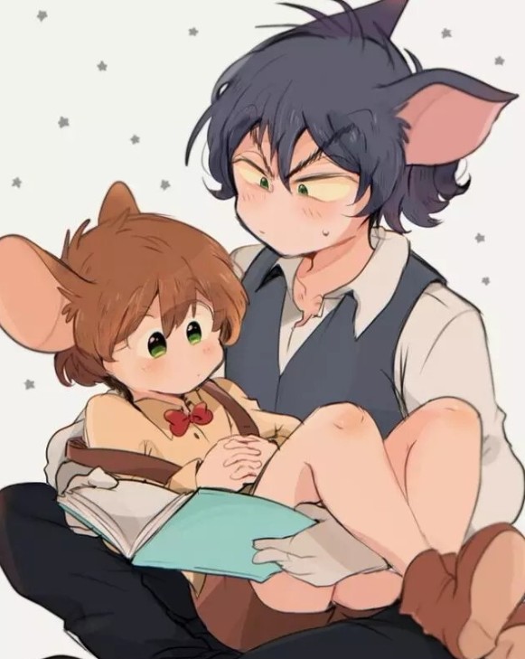 猫和老鼠拟人化这样的汤姆和杰瑞太甜了