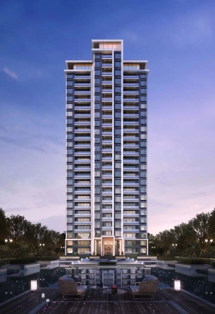 高层楼栋效果图怡心湖的整体规划本身,它是以新加坡