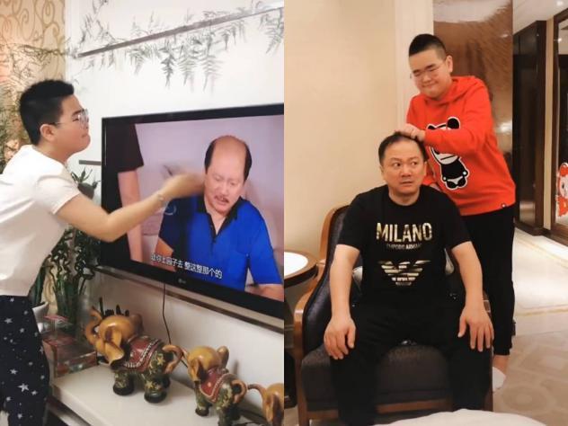 谢腾飞亲爸长相曝光父子两人如复制粘贴比谢永强帅太多