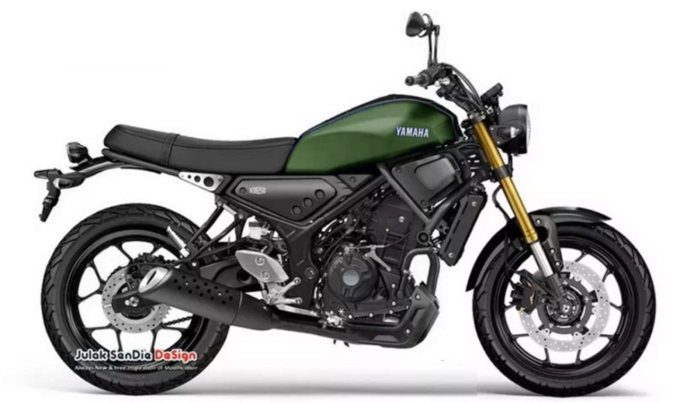 雅马哈复古xsr250整车效果图曝光会是250复古的颜值担当