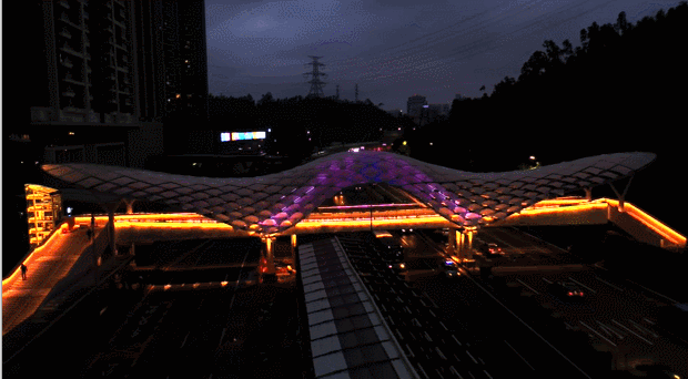 好美罗湖这些人行天桥大变样