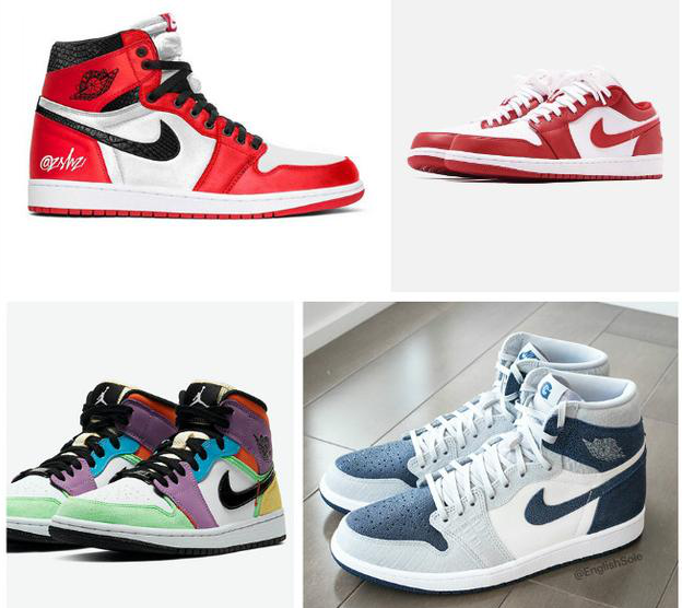 色彩鲜艳的四款aj真的再适合夏天不过了