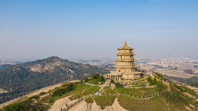 废弃采石洞窟变身大公园石狮宝盖山上藏一园林有山有水有美景