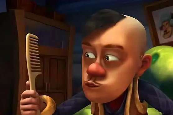 熊出没光头强的三种发型看完小孩都笑了看来都不适合他