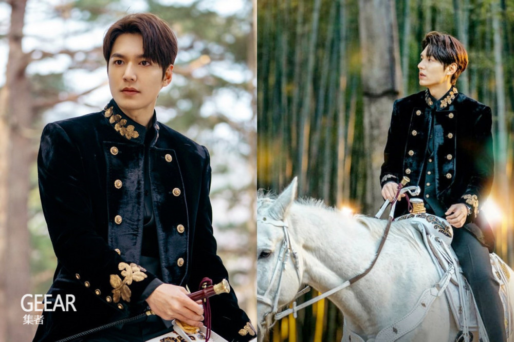 《the king》粉丝反复播放:李敏镐骑白马的幕后花絮!