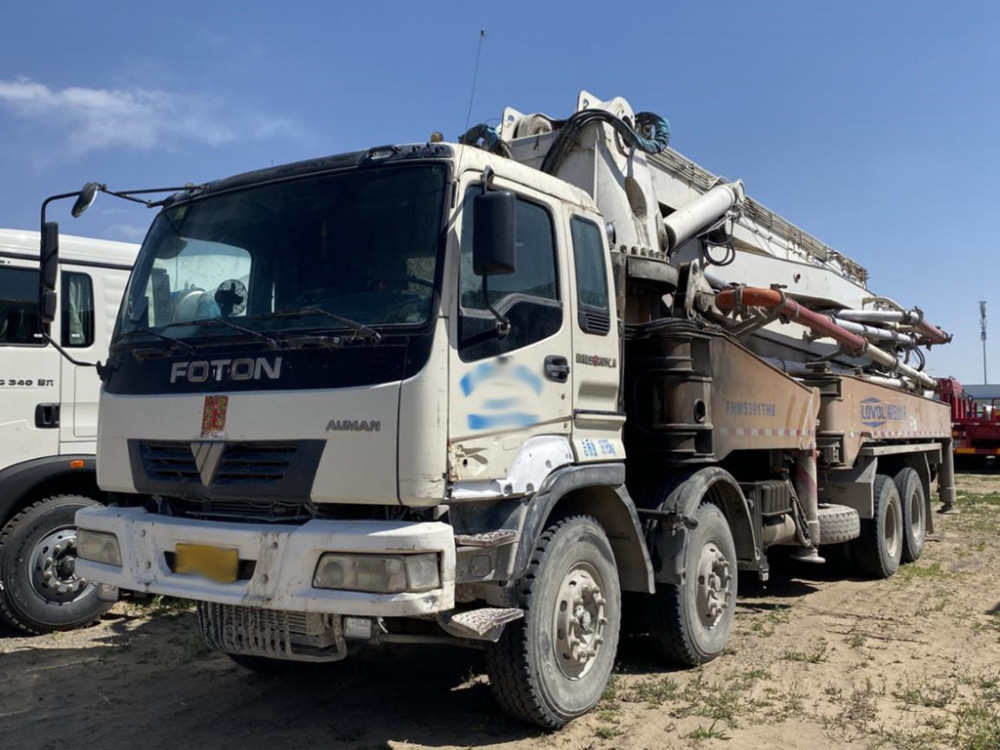 五十铃的泵车底盘在国内保有量非常高,特别是8×4