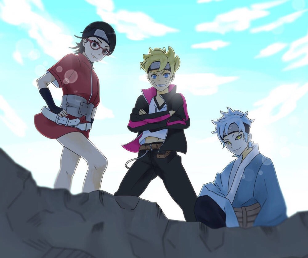 这三人以后势必也会成为新的木叶三忍.