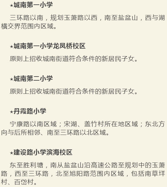 2020年乐清学区最新划分!
