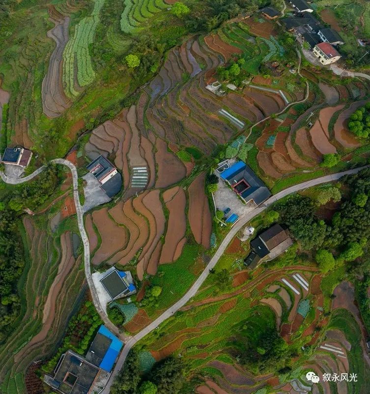 蜿蜒逶迤繞雲間興隆鎮大榜梯田