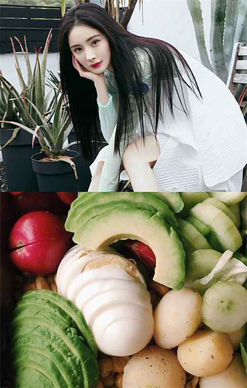 明星吃沙拉也有名次欧阳娜娜最普通看到宋祖儿流口水了