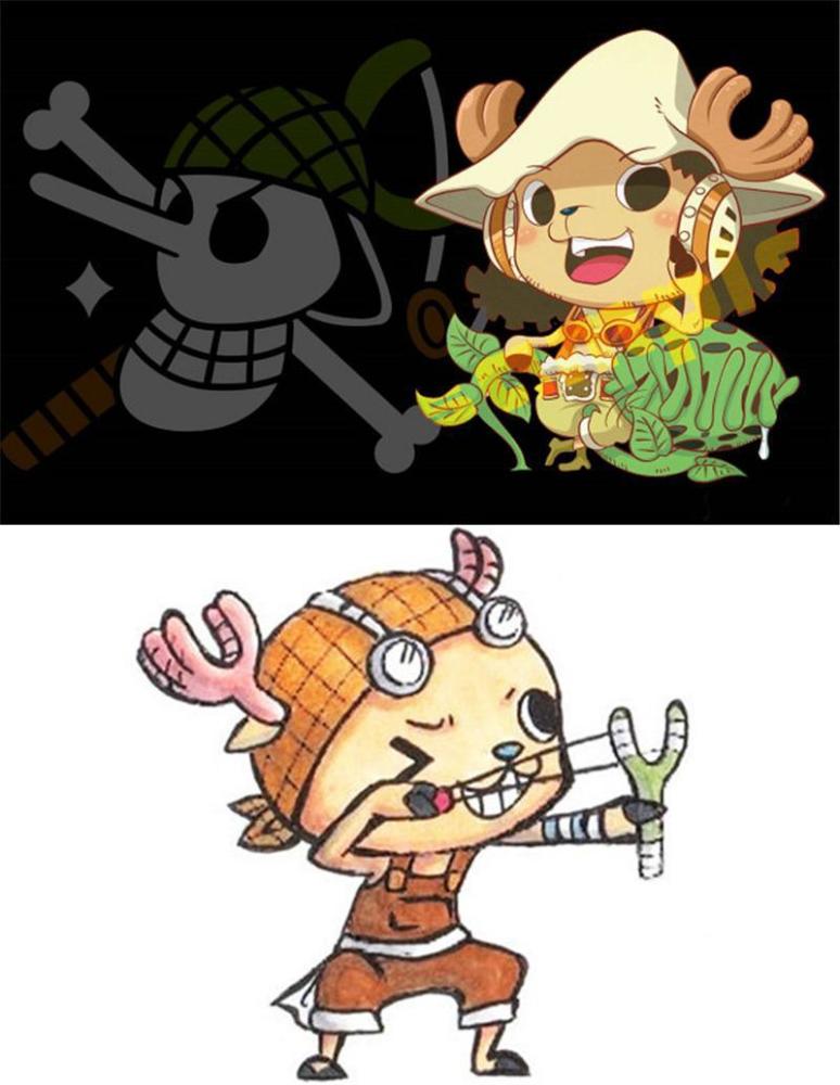 07弗兰奇▼平时乔巴都是戴着小帽子,当乔巴cos弗兰奇后,还真是第一次