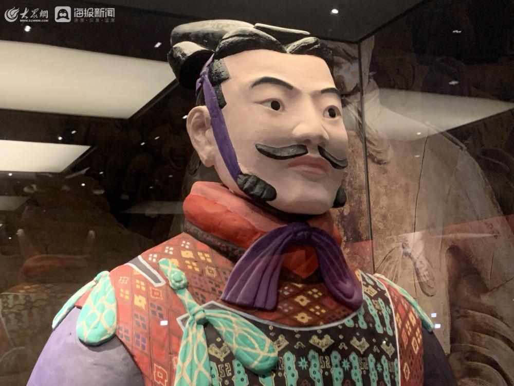 下周二山东博物馆迎来彩色兵马俑提前探馆为您揭秘